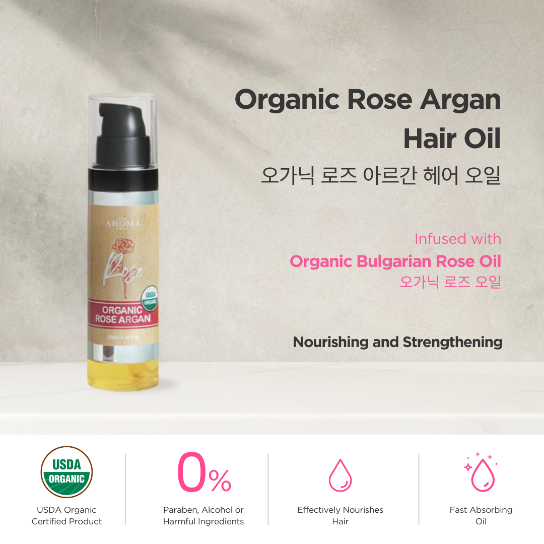 The Aroma Shop Organic Rose Argan Multi Oil