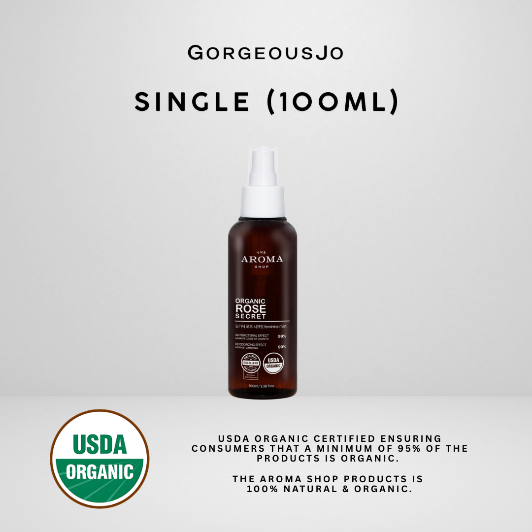 The Aroma Shop Organic Rose Secret Feminine Mist (100ml)