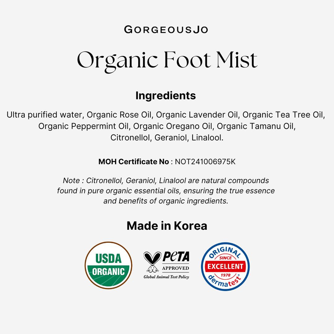 The Aroma Shop Organic Foot Mist