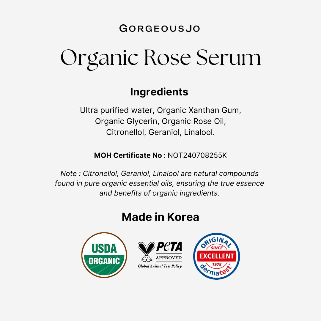 The Aroma Shop Organic Rose Serum
