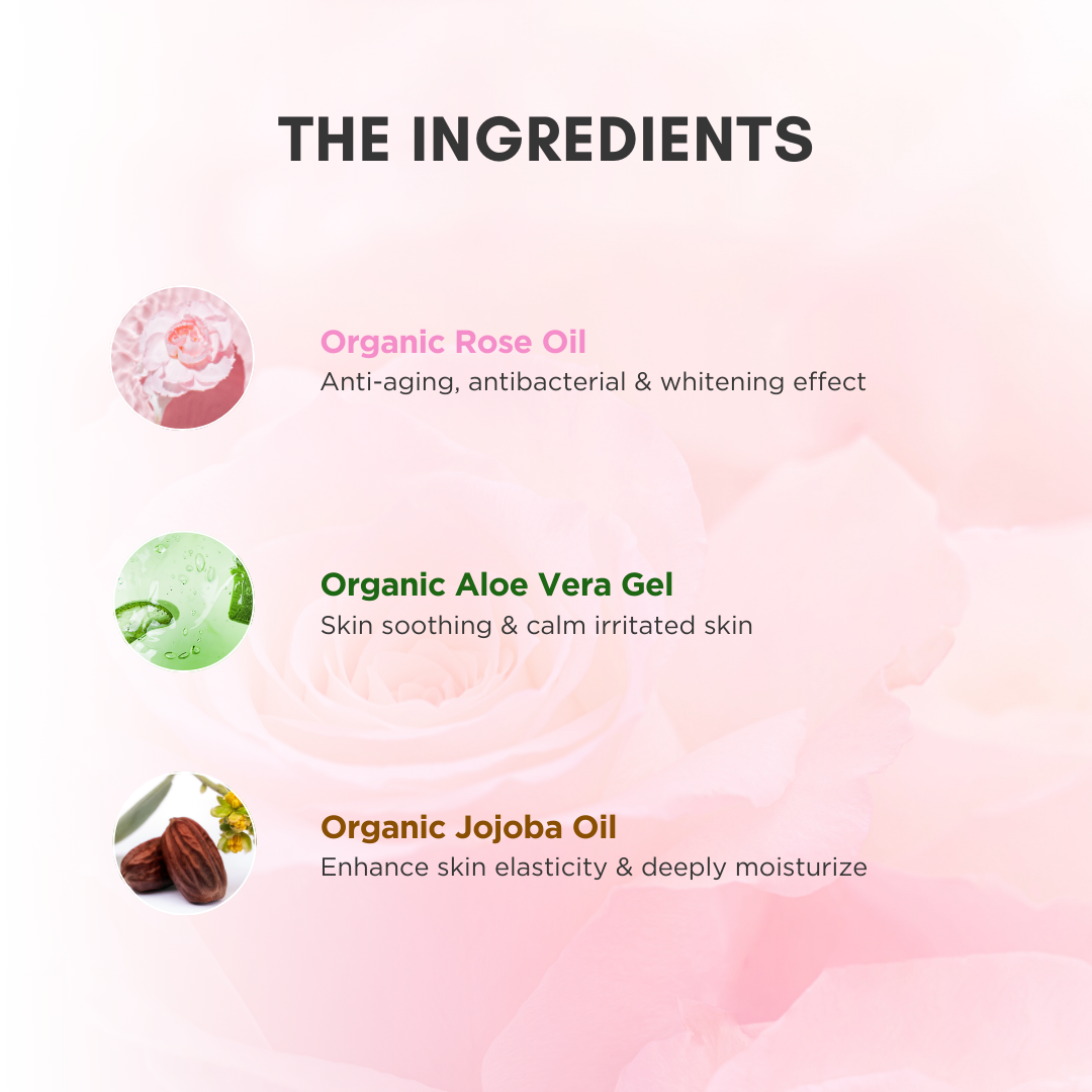 The Aroma Shop Organic Rose Emulsion (100ml)