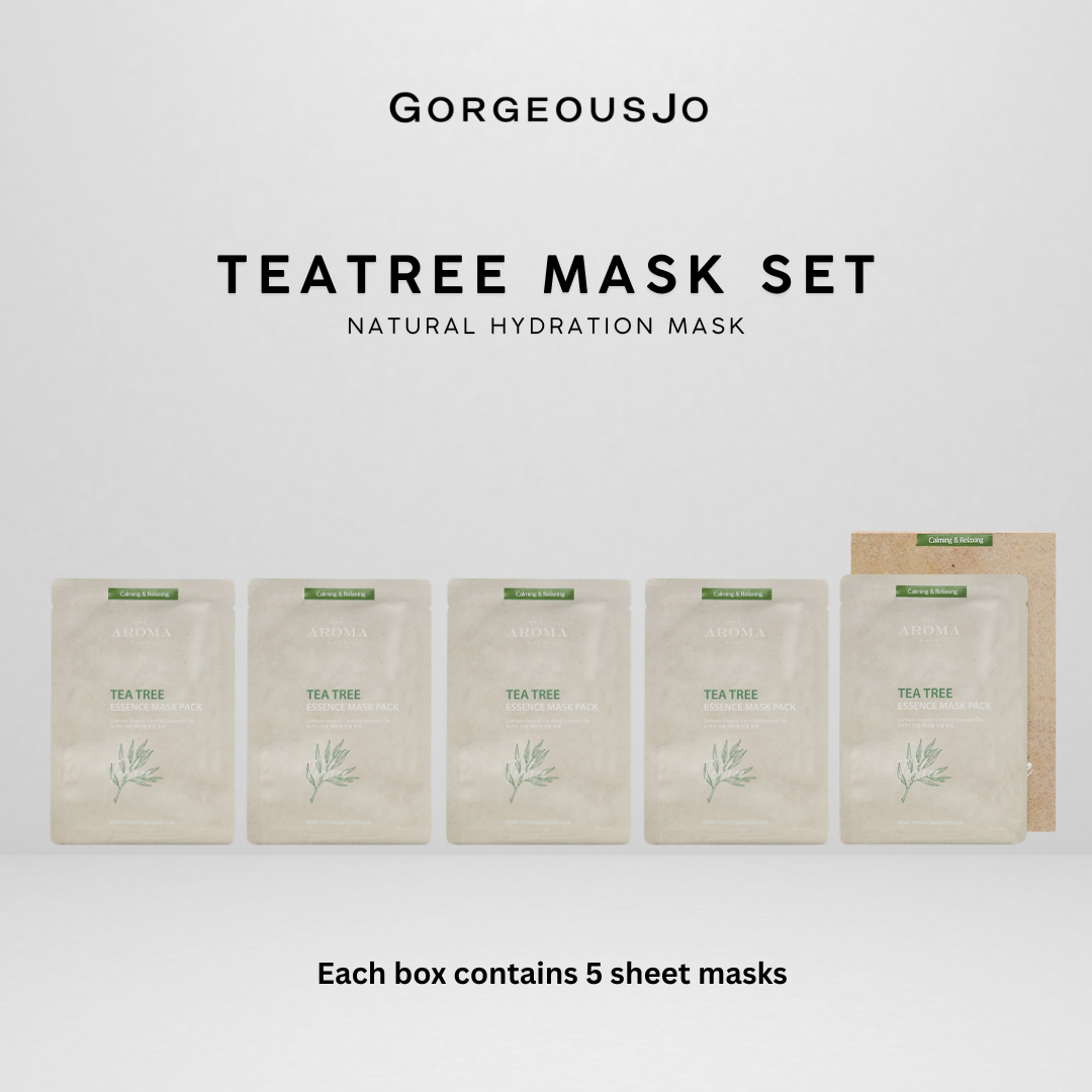 The Aroma Shop Organic Tea Tree Essence Mask Pack (5 Pieces)