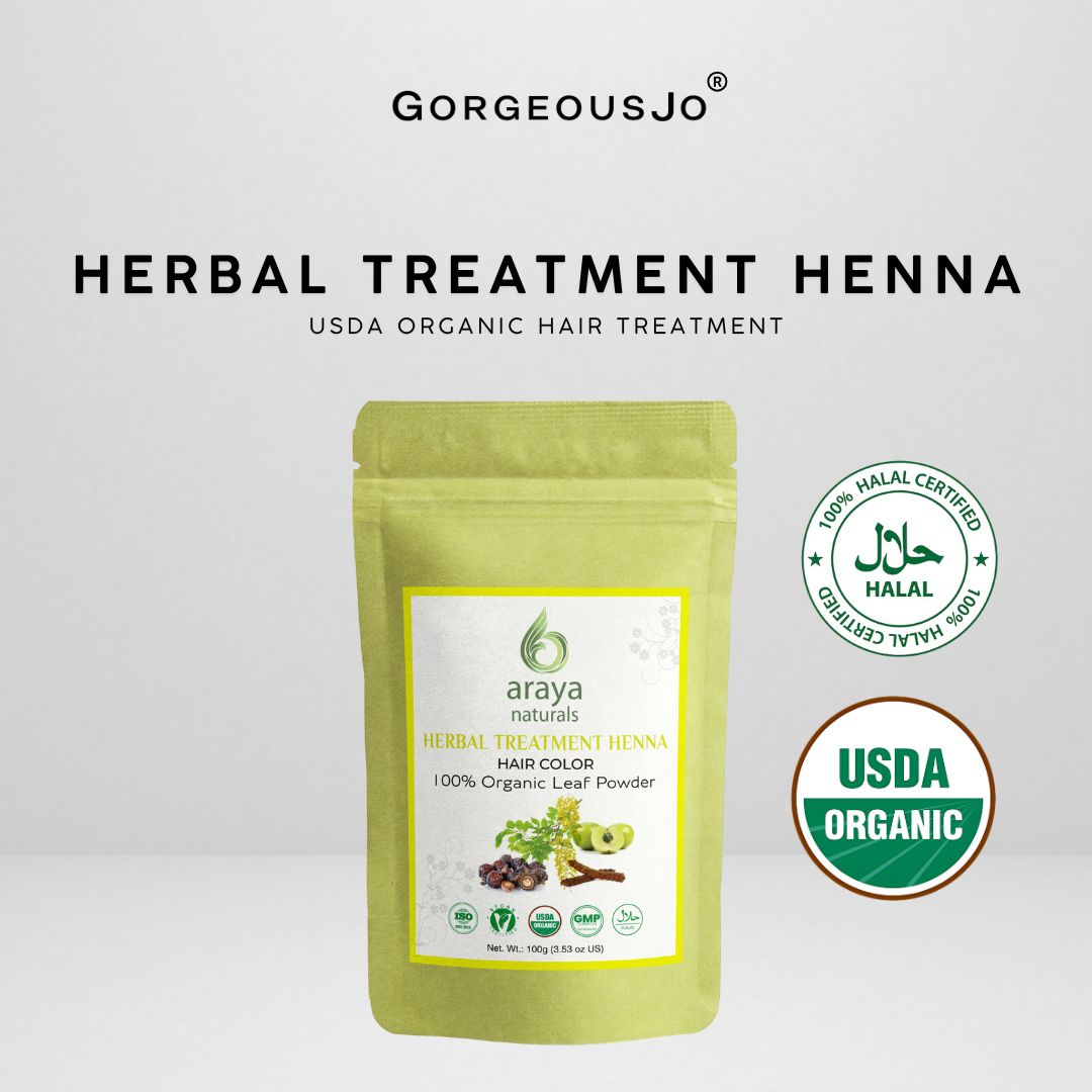 Organic Herbal Treatment Hair Henna