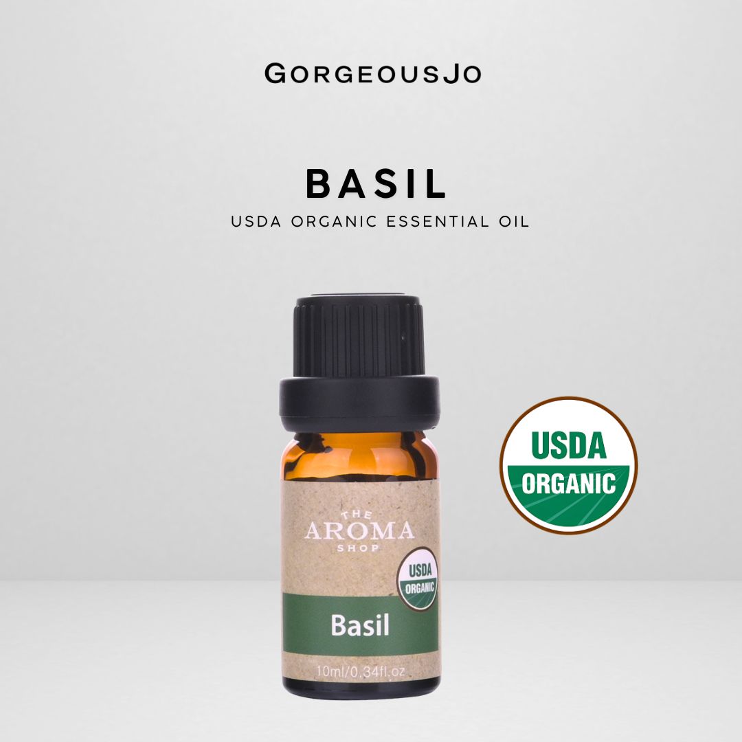 The Aroma Shop Organic Basil Essential Oil