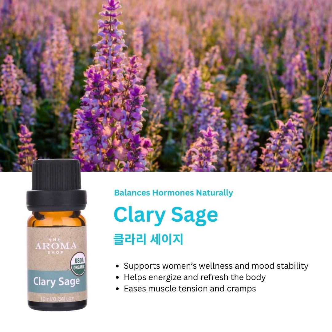 The Aroma Shop Organic Clary Sage Essential Oil
