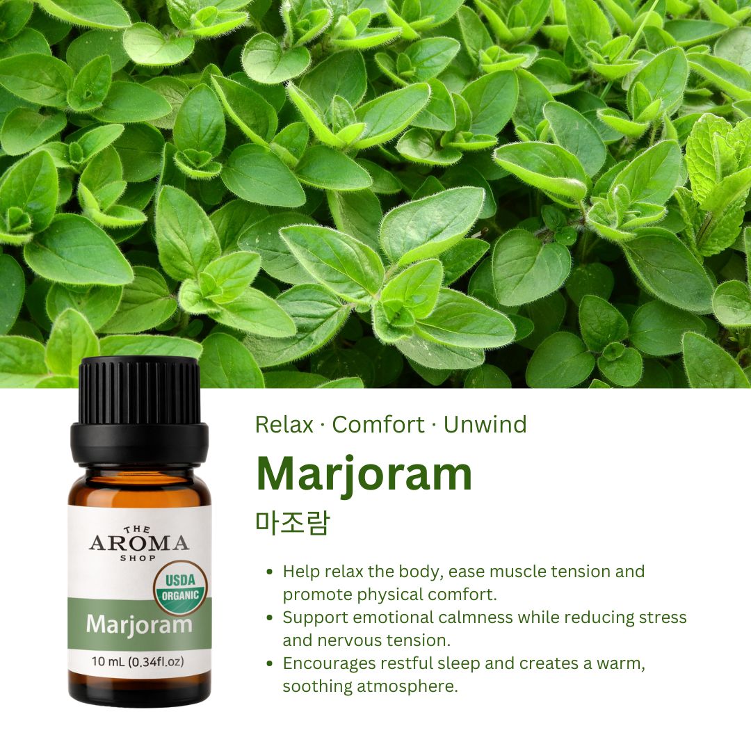 Organic Marjoram Essential Oil (10ml)