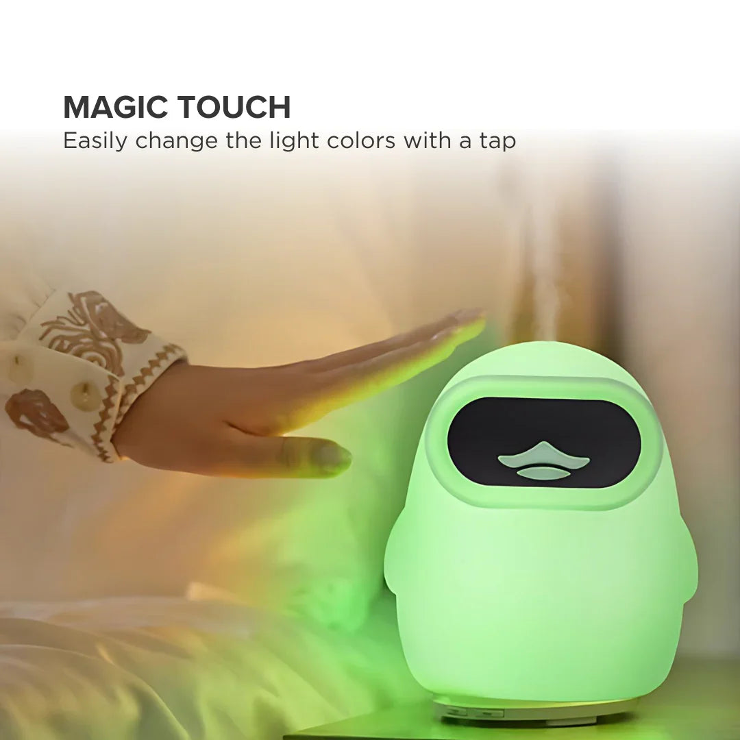 Penguin diffuser easy pat control - touch-activated aromatherapy