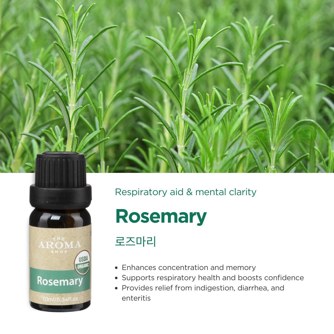 The Aroma Shop Organic Rosemary Essential Oil