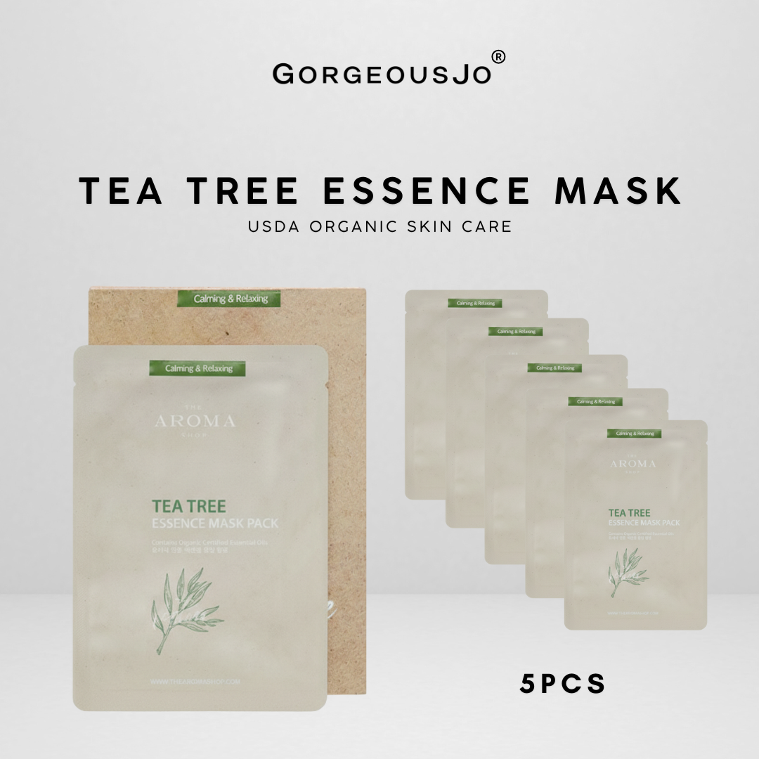 Organic Tea Tree Essence Mask Pack (5 Pieces)